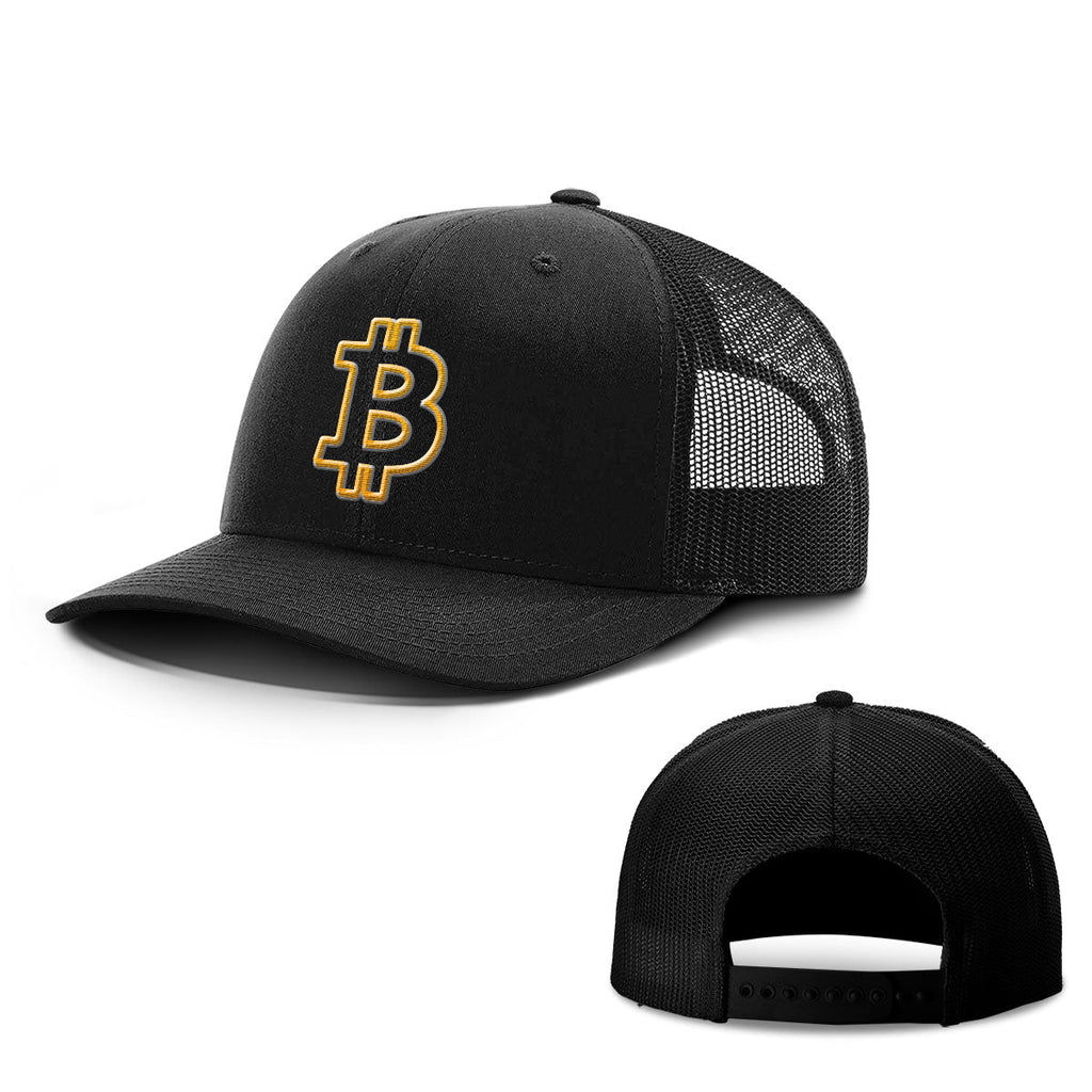 Bitcoin Outline Hats