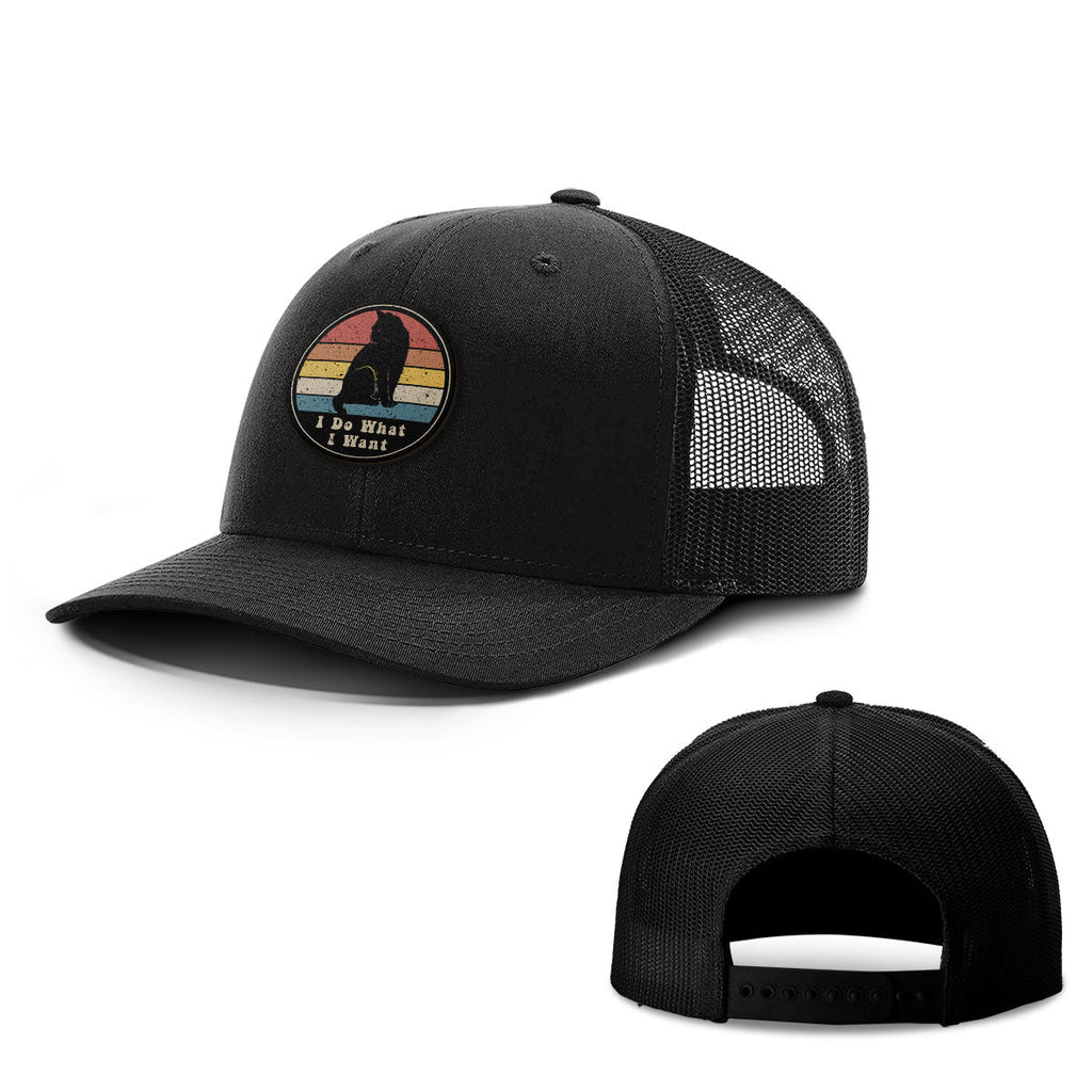 I Do What I Want Patch Hats