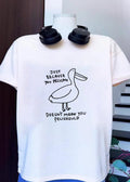 Funny Bird Humor Just Because You Can Does Not Mean You Should T-Shirt