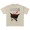 Meme Brain Ca Cat Lover Black Cat Retro Cat Lover Shir Unisex T-shirt, Sweatshirt, Hoodie (1)