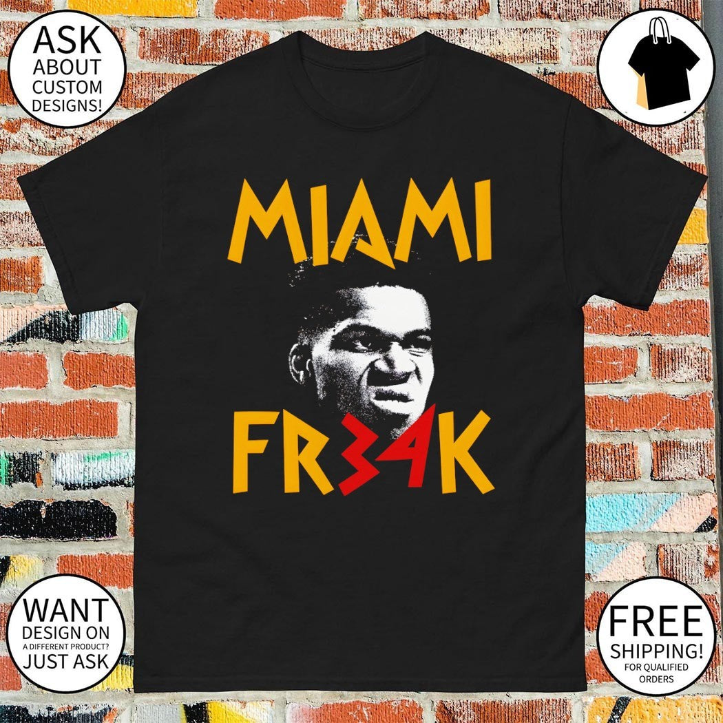 Giannis Antetokounmpo Greek Freak 34 The Miami Freak Basketball shirt