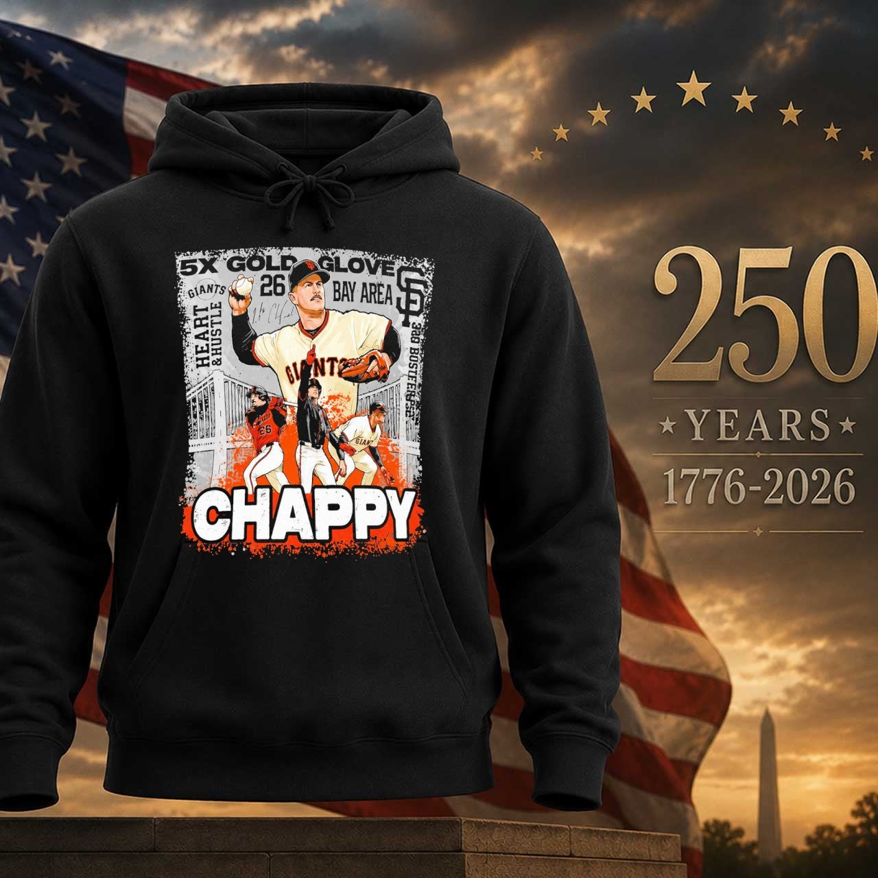 Giants Matt Chapman 5X Gold Glove Bay Area Shirt