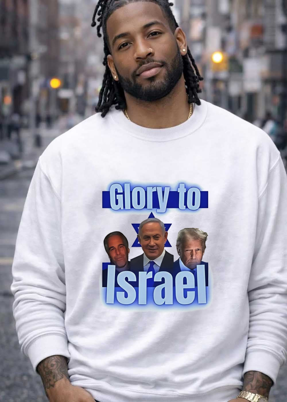 Glory to Israel Epstein Netanyahu Trump T-Shirt