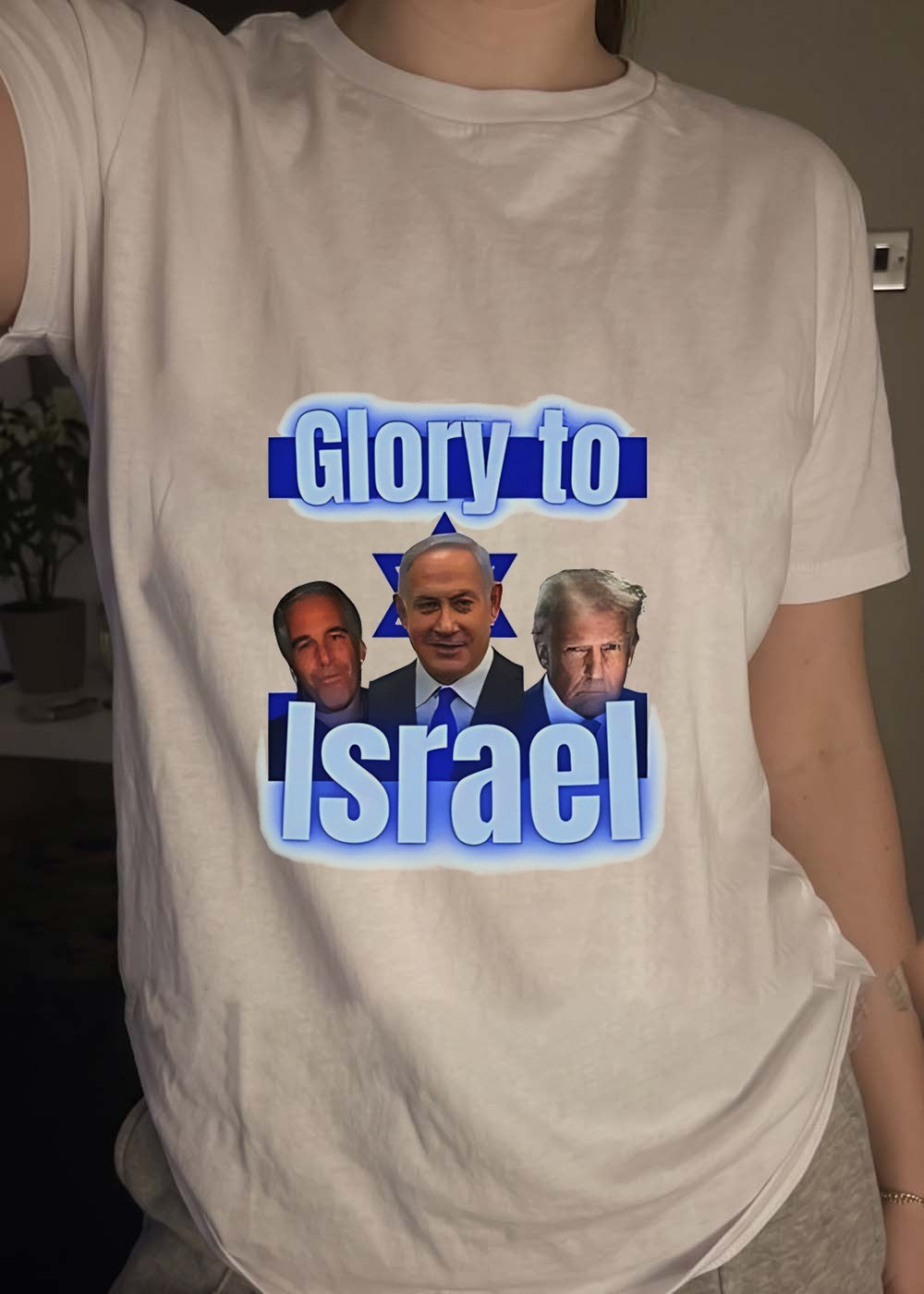 Glory to Israel Epstein Netanyahu Trump T-Shirt