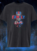 God First Family Second Then Atlanta Falcons Atlanta Braves Skull shirt