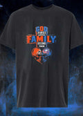 God First Family Second Then Cleveland Browns And Columbus Blue Jackets Skull shirt