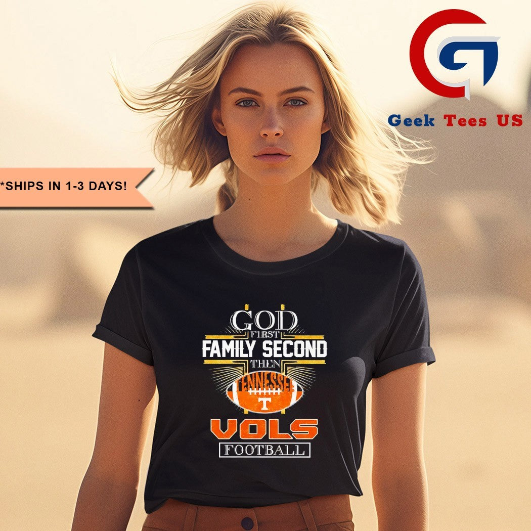 God first second Tennessee Volunteers Vols Football 2025 shirt