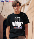 Got Wood Inside the Park Slam Baseball Player Sliding shirt