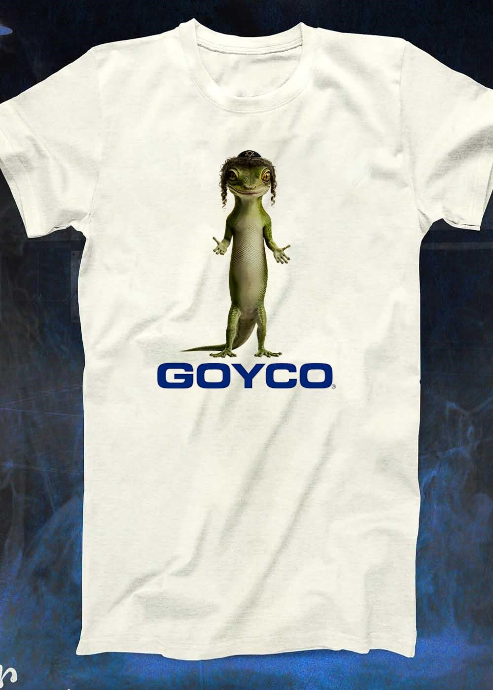 Goyco Insurance Lizard Wearing A Kippah T-Shirt