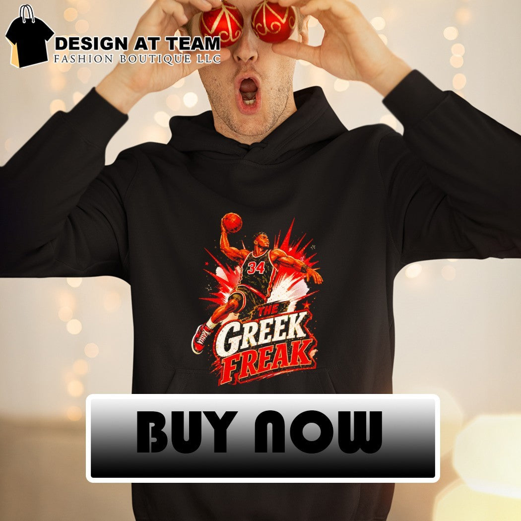 Greek Freak Basketball Giannis Antetokounmpo 34 Heat Graphic shirt