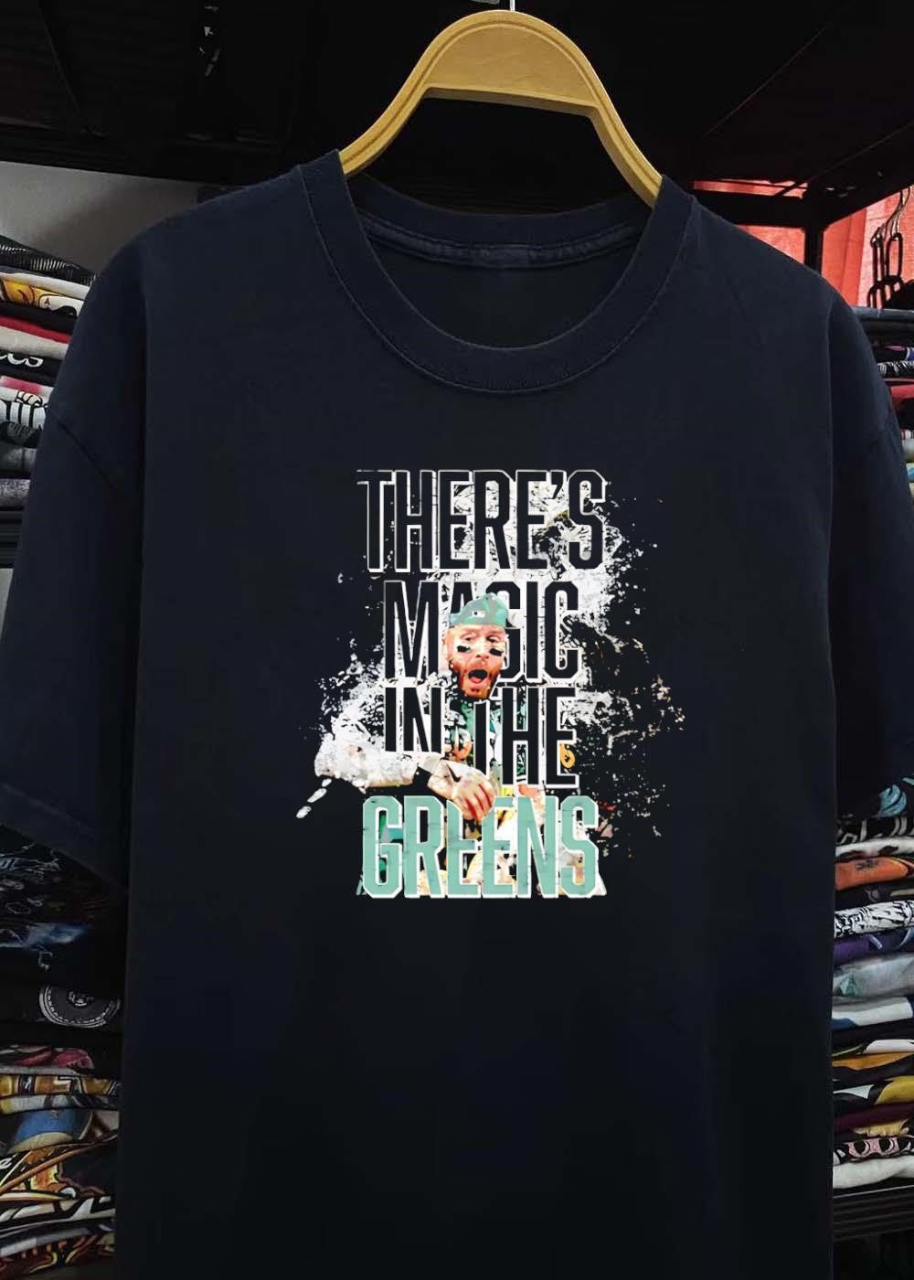 Green Bay Packers Football Fan There Is Magic in the Greens T-Shirt