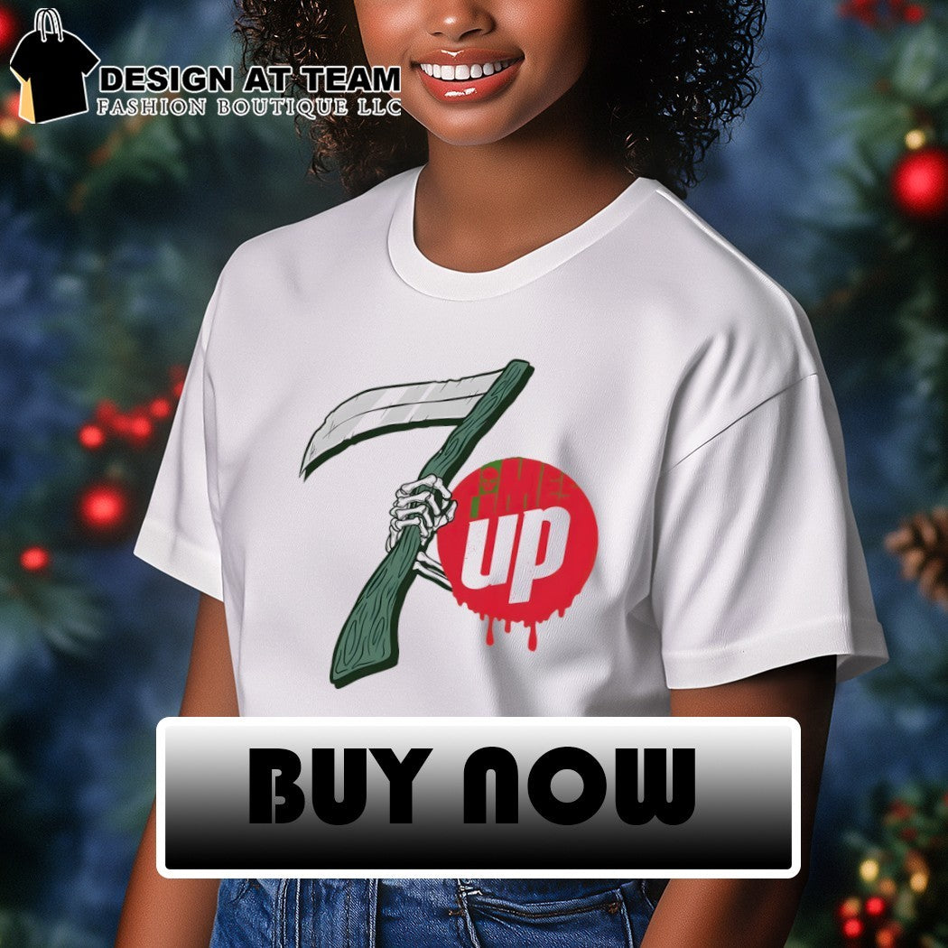 Grim Reaper Time’s up Reaper Soda 7 Up shirt