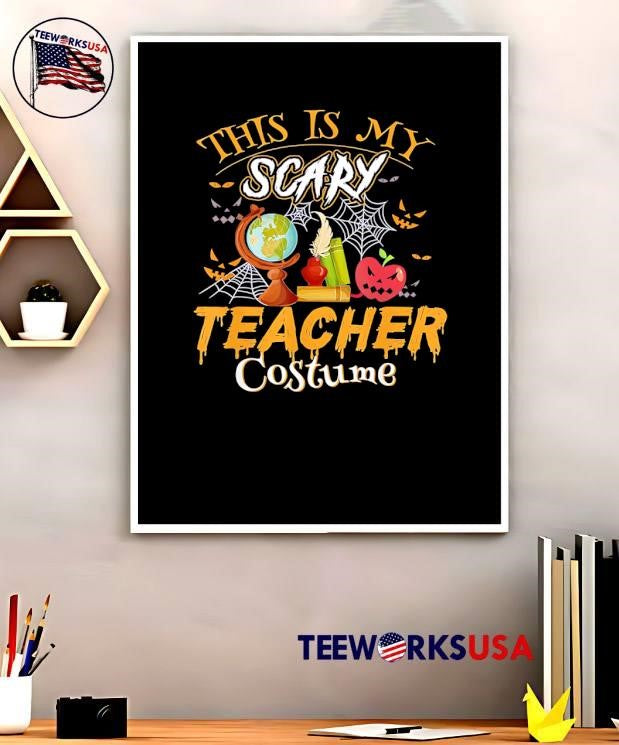 Halloween Apparel This Is My Scary Teacher Costume T-Shirt