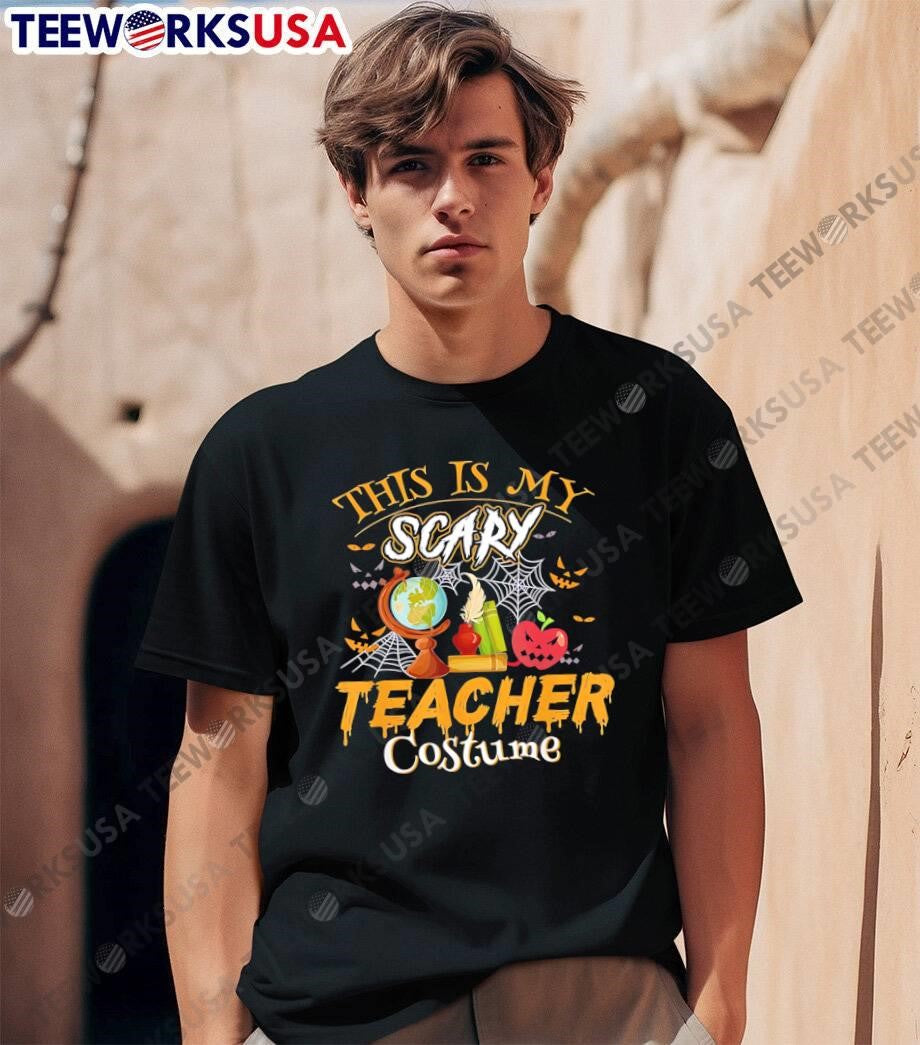 Halloween Apparel This Is My Scary Teacher Costume T-Shirt