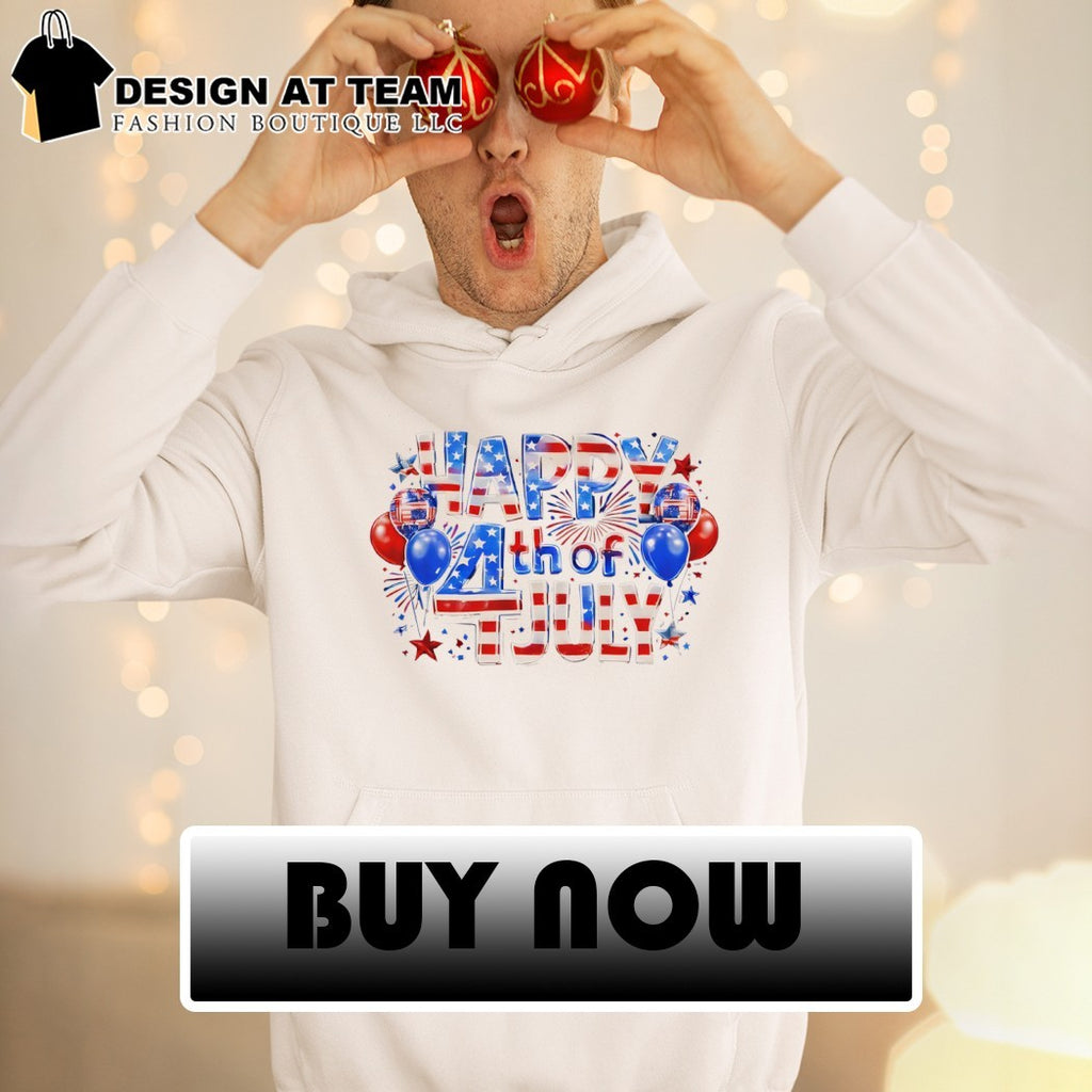 Happy 4th of July Independence Day Patriotic American flag shirt