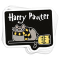 Harry Pawter Vinyl Sticker