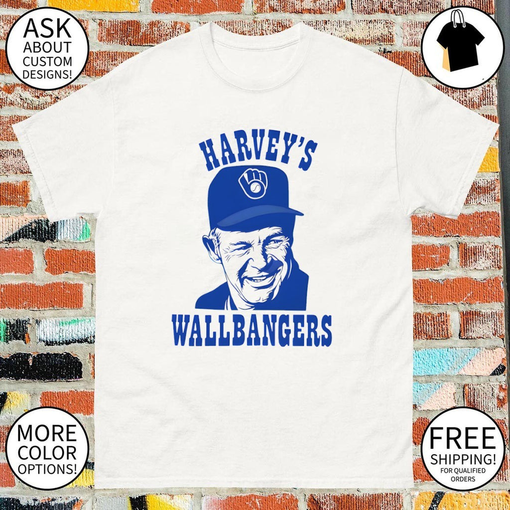 Harvey’s Wallbangers Brewers Cedars Inn Rud Harvey Kuenn shirt