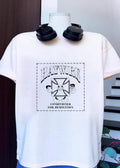 Haywire Conditioned for Demolition Cross Cartoon Gun T-Shirt