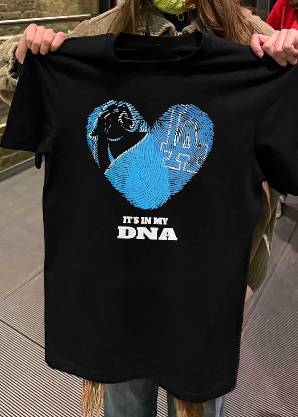 Heart Fingerprint Los Angeles Dodgers It’s in My DNA T-Shirt