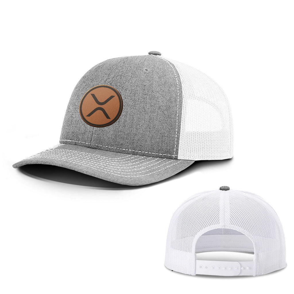 XRP Leather Patch Hats