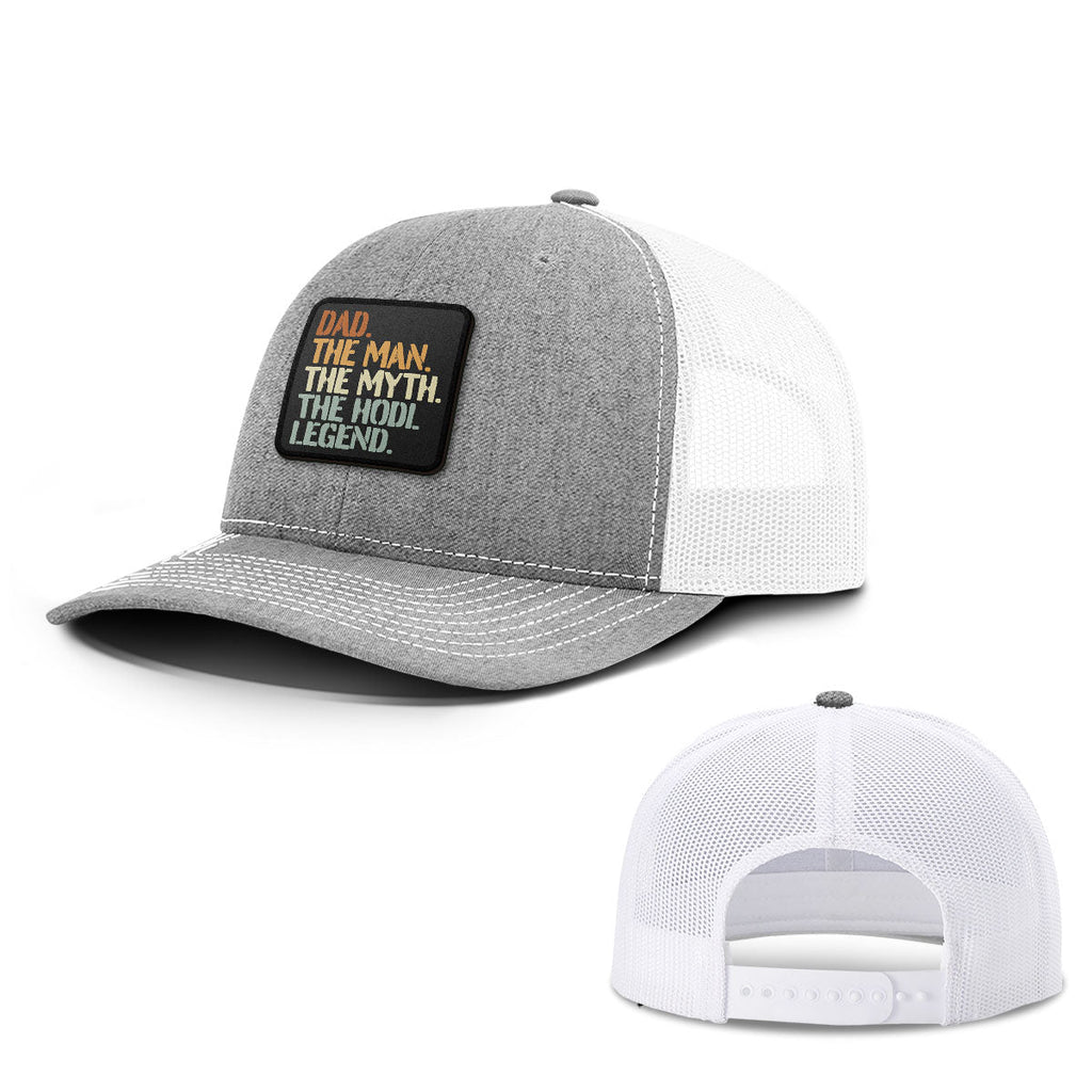 Dad The Hodl Legend Patch Hats