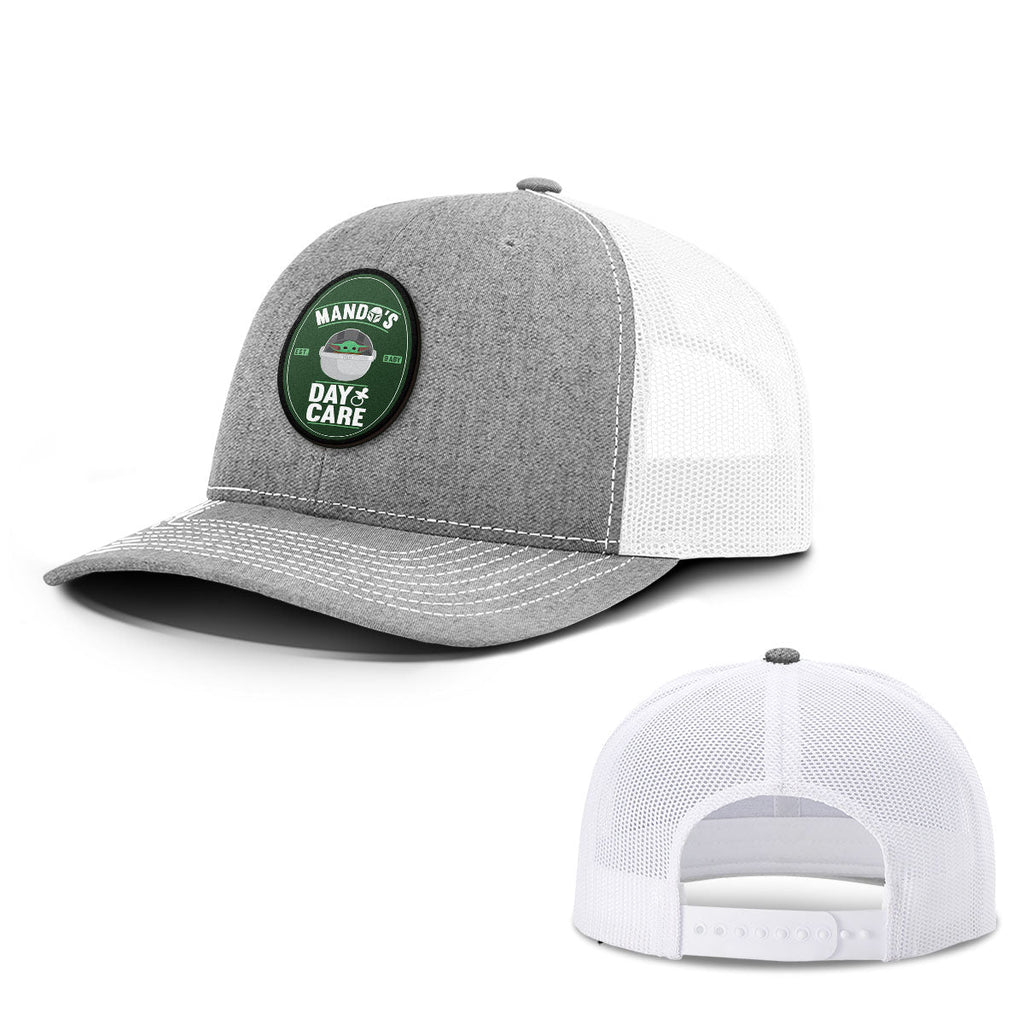 Mando's DayCare Round Patch Hats