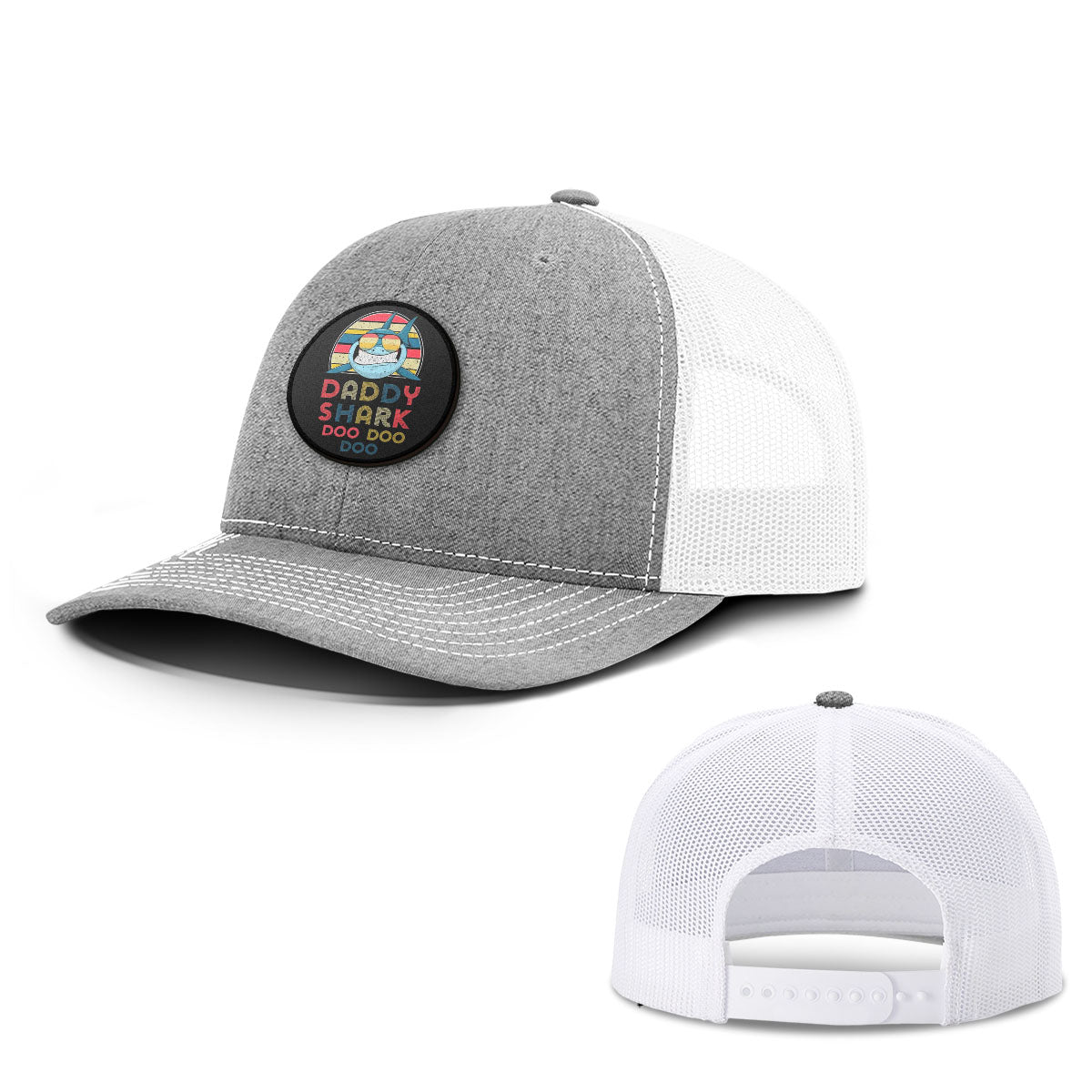 Daddy Sharks Patch Hats