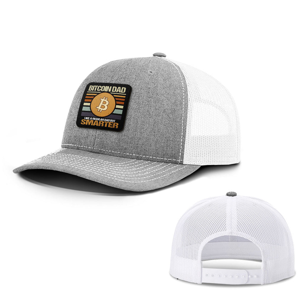 Bitcoin Dad Smarter Patch Hats