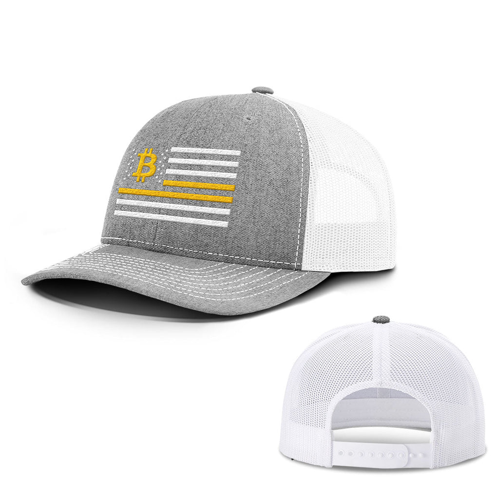 Bitcoin Flag Hats