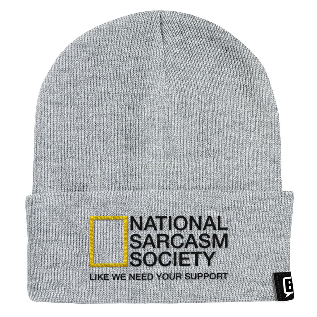 National Sarcasm Society Beanies