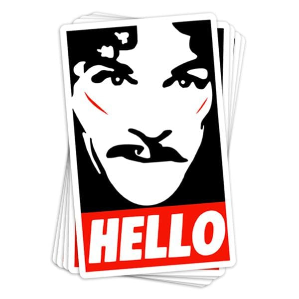 Hello Vinyl Sticker