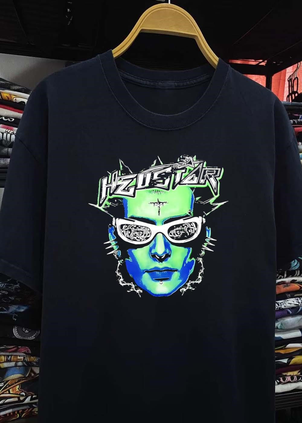 Heustar Face Futuristic Cyberpunk Style shirt