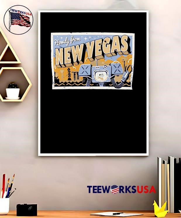 Howdy From New Vegas Fallout Robot shirt