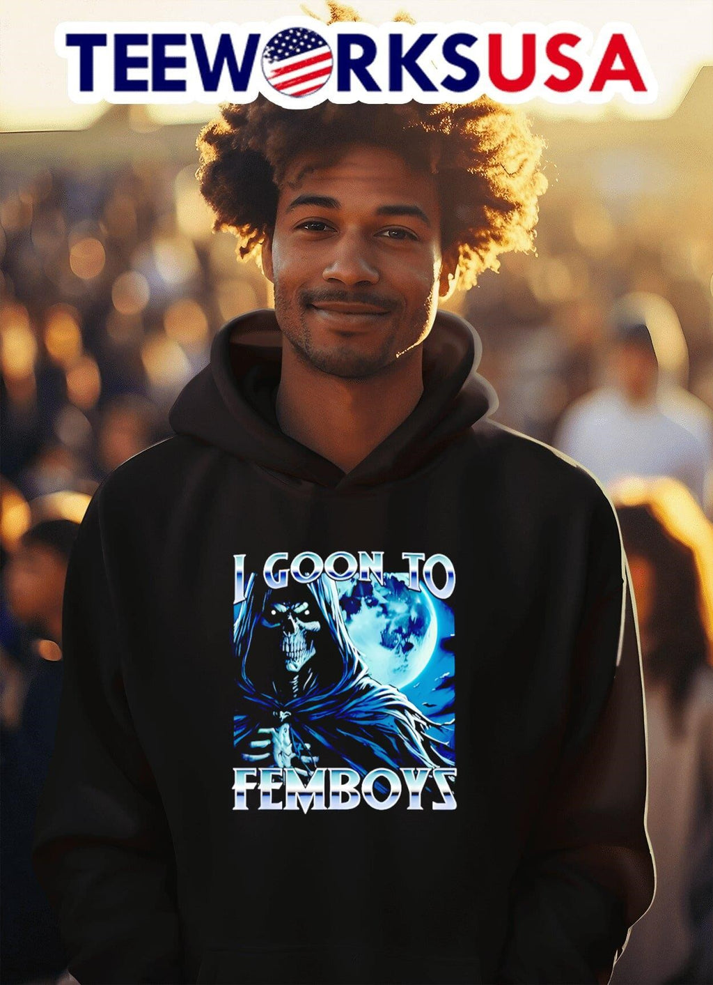 I Goon To Femboys Grim Reaper Shirt