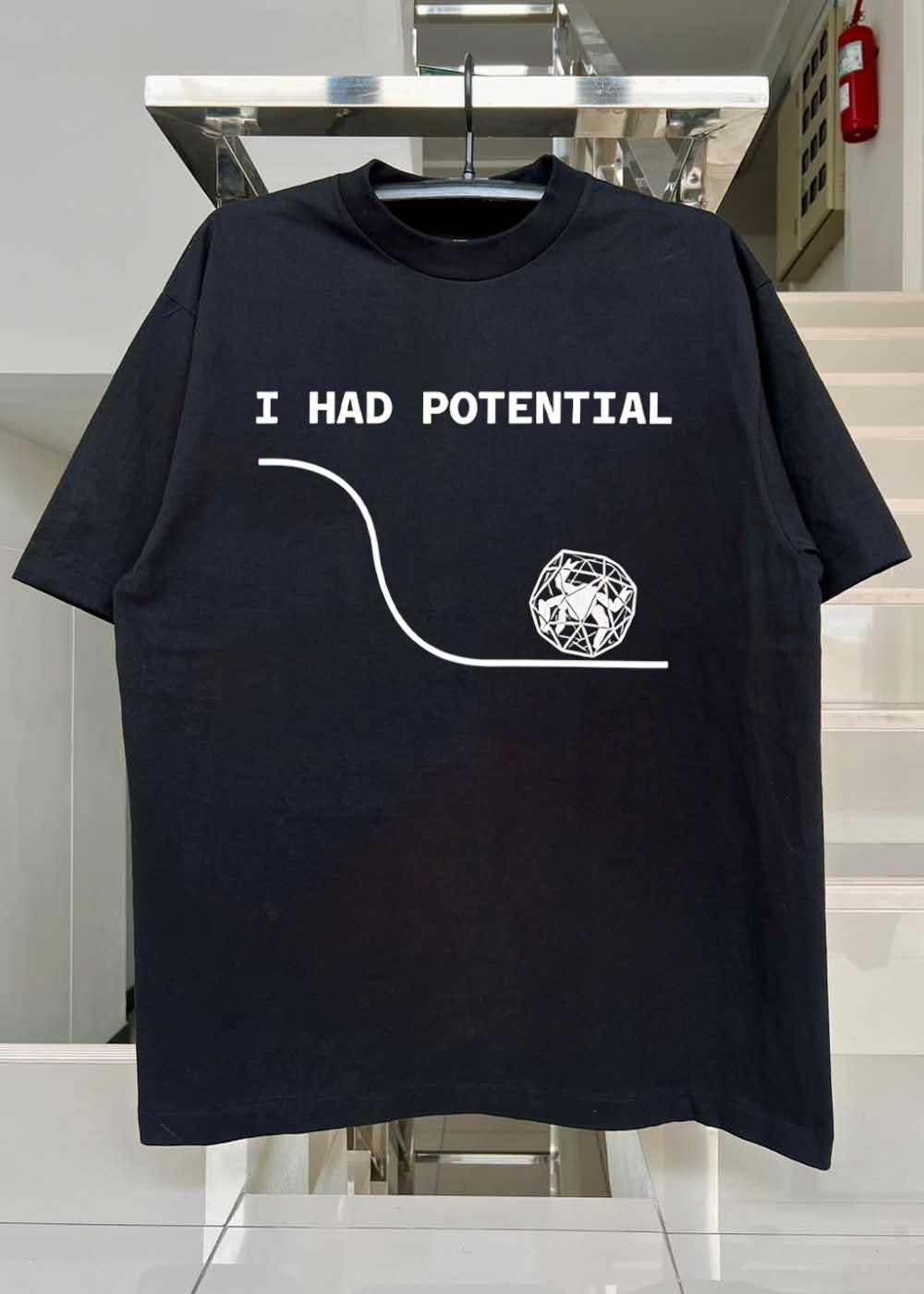 I Had Potential Crab Icosahedron T-Shirt