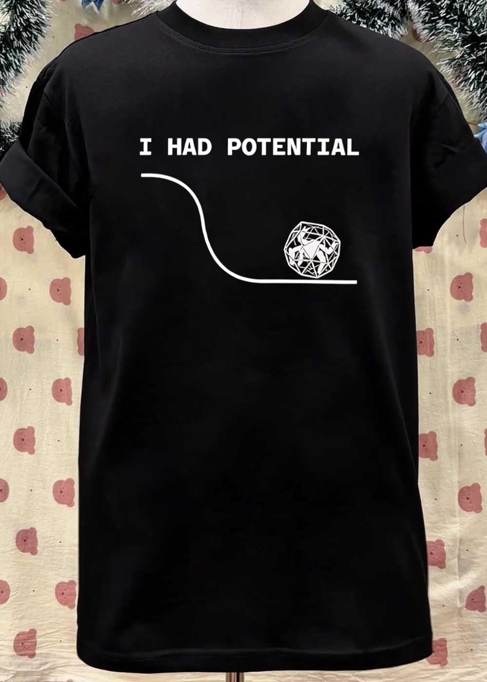 I Had Potential Crab Icosahedron T-Shirt