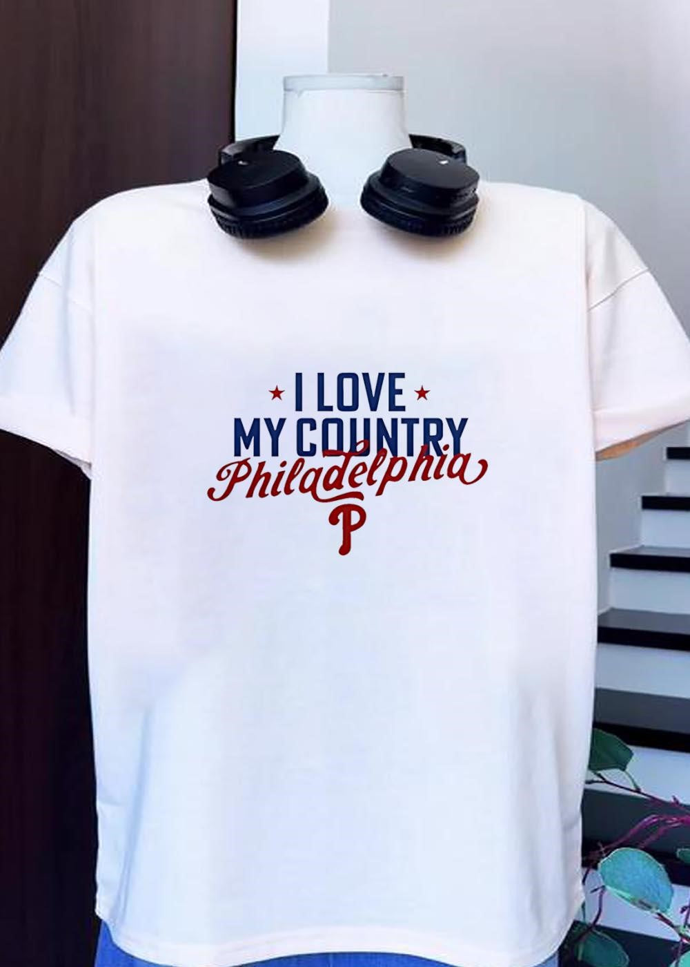 I Love My Country Philadelphia P shirt