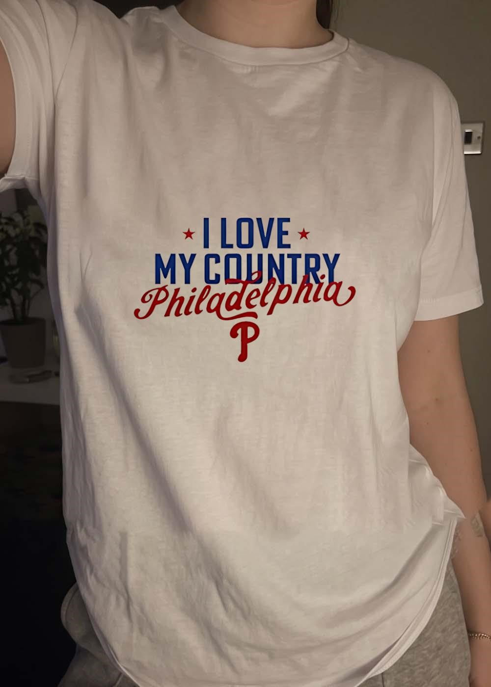 I Love My Country Philadelphia P shirt