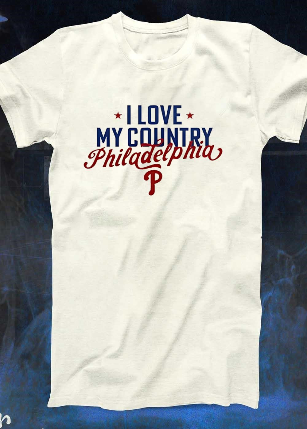 I Love My Country Philadelphia P shirt