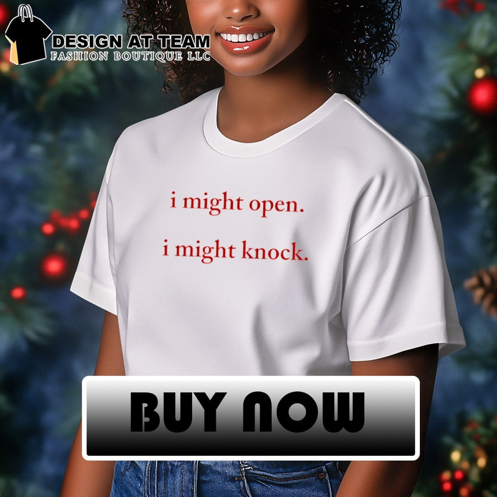 I Might Open I Might Knock Heated Rivalry Hockey Romance shirt
