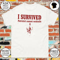 I Survived Patricia’s Sunset Cocktails 90s movie shirt
