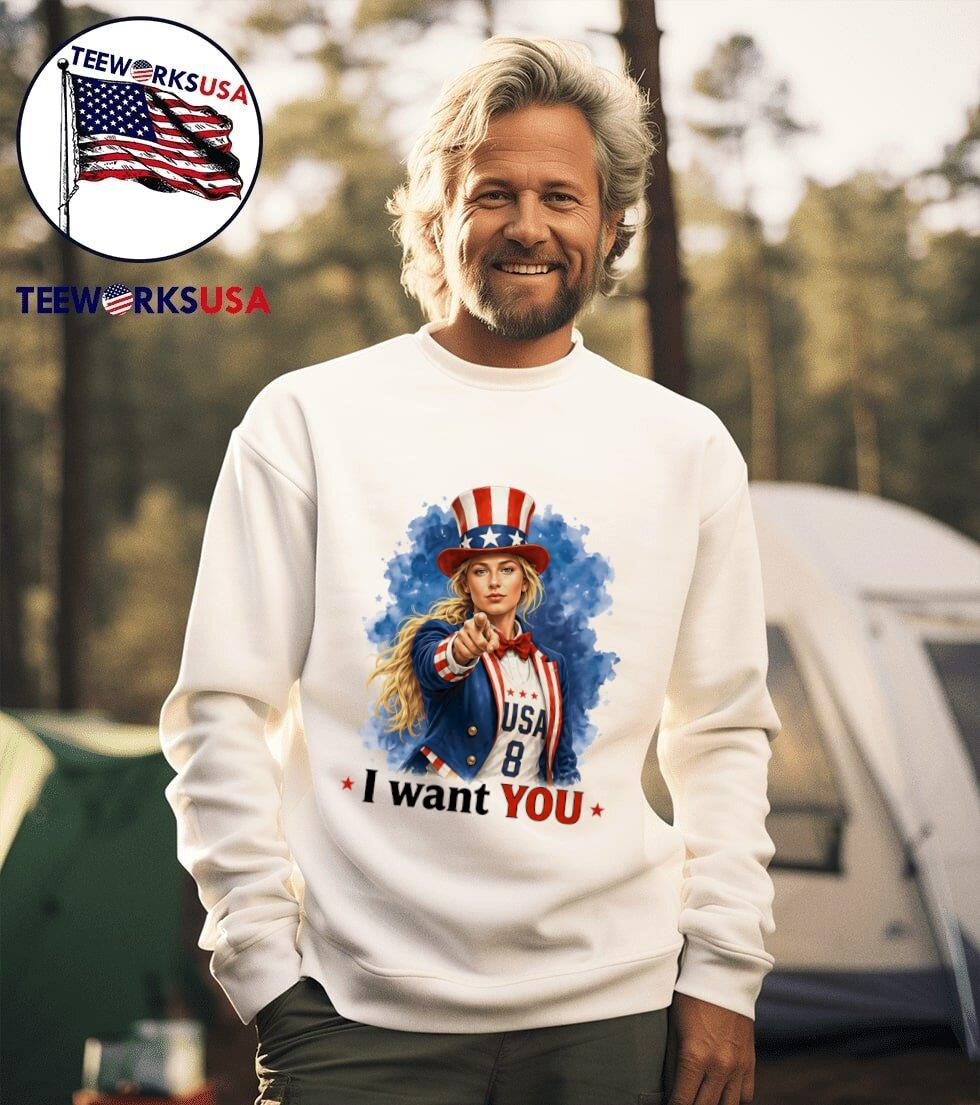 I Want YOU USA 8 Uncle Sam Sophie Cunningham Shirt