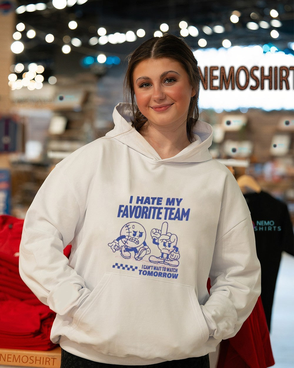 I hate my favorite team I can’t wait to watch tomorrow shirt