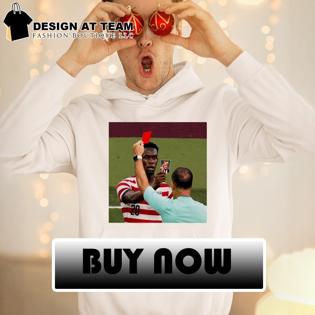I have the Trump red card Folarin Balogun USA Soccer World Cup 2026 shirt