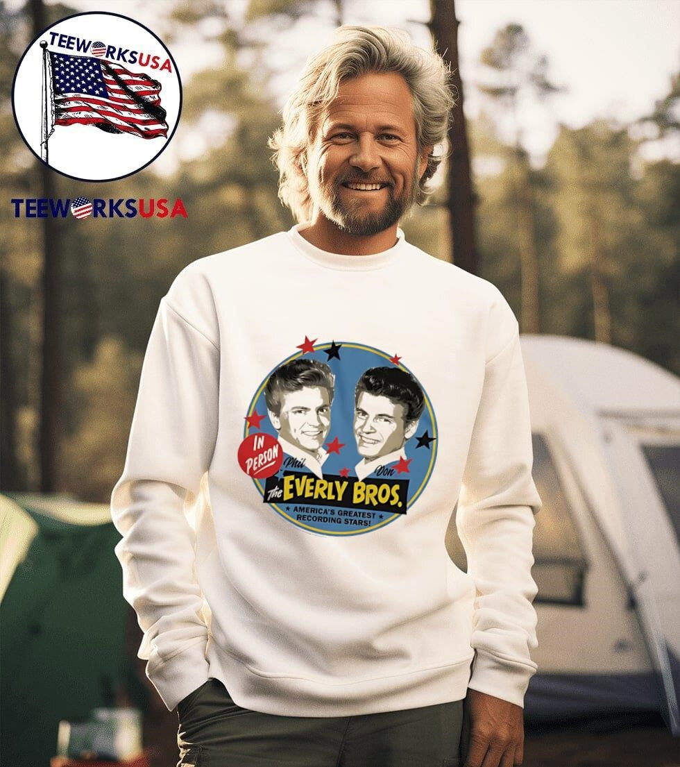 In Person Phil The Everly Bros Don America’s Greatest Recording Stars Shirt