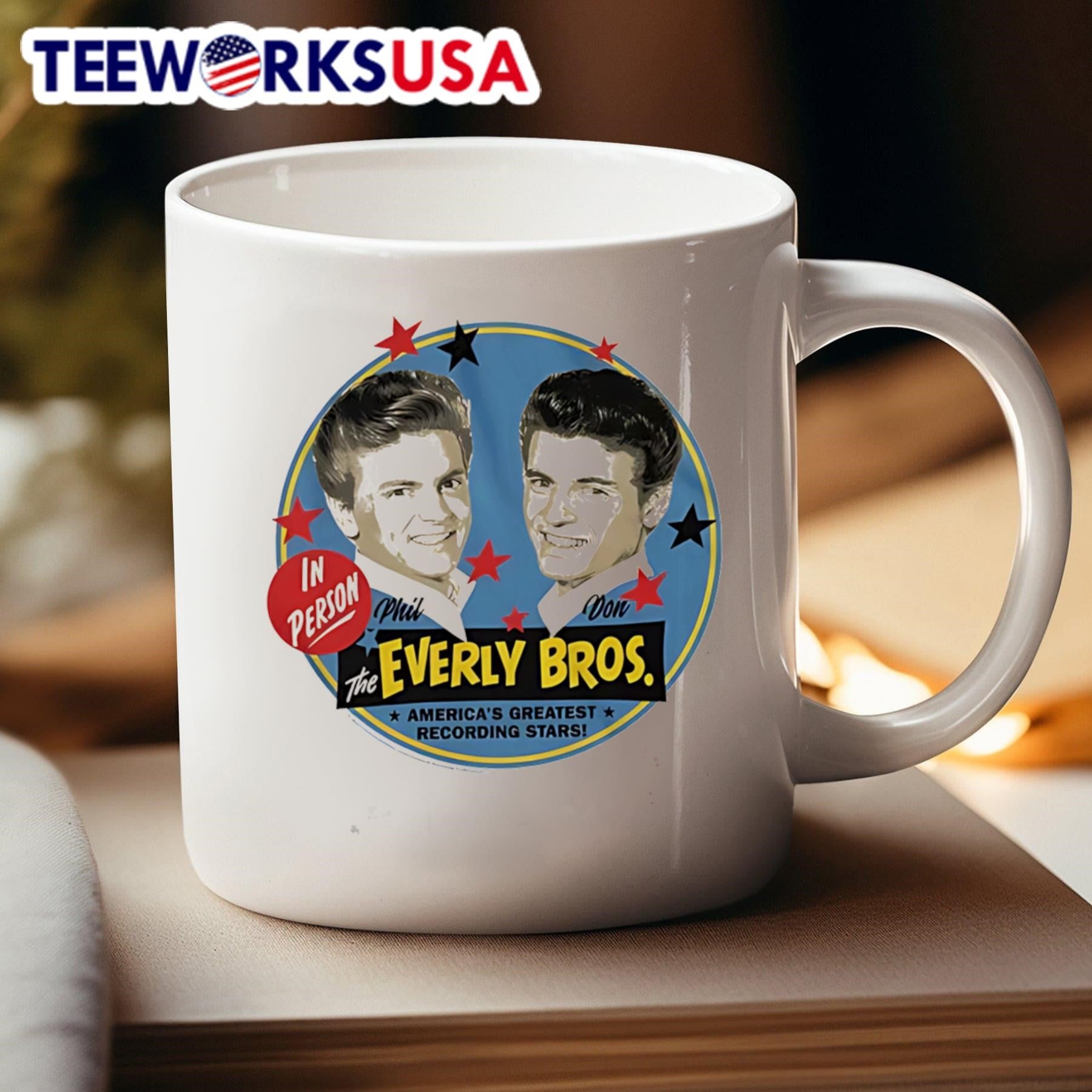 In Person Phil The Everly Bros Don America’s Greatest Recording Stars Shirt