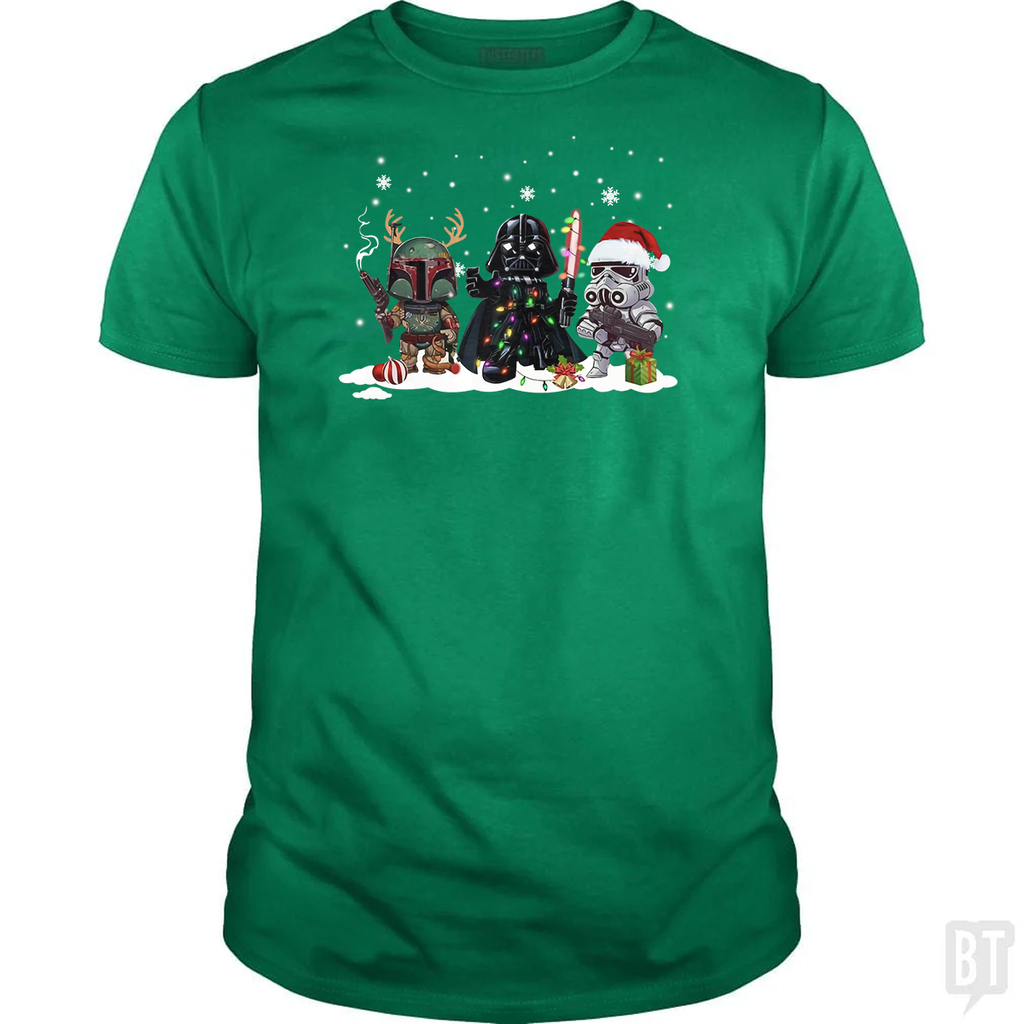 Boba Fett Darth Vader Stormtrooper Christmas Santa