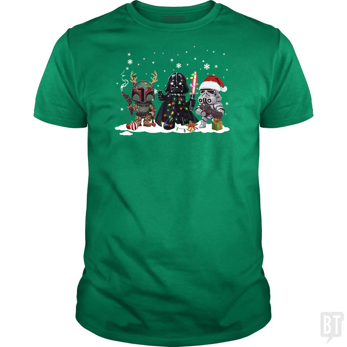 Boba Fett Darth Vader Stormtrooper Christmas Santa