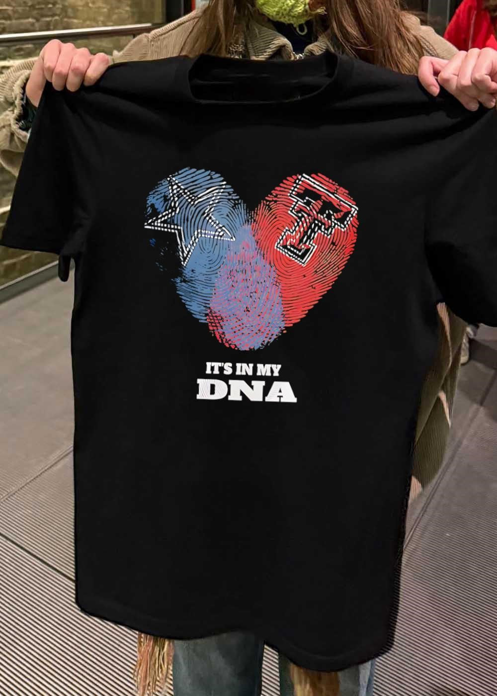 It’s in My DNA Dallas Cowboys Texas Tech T-Shirt