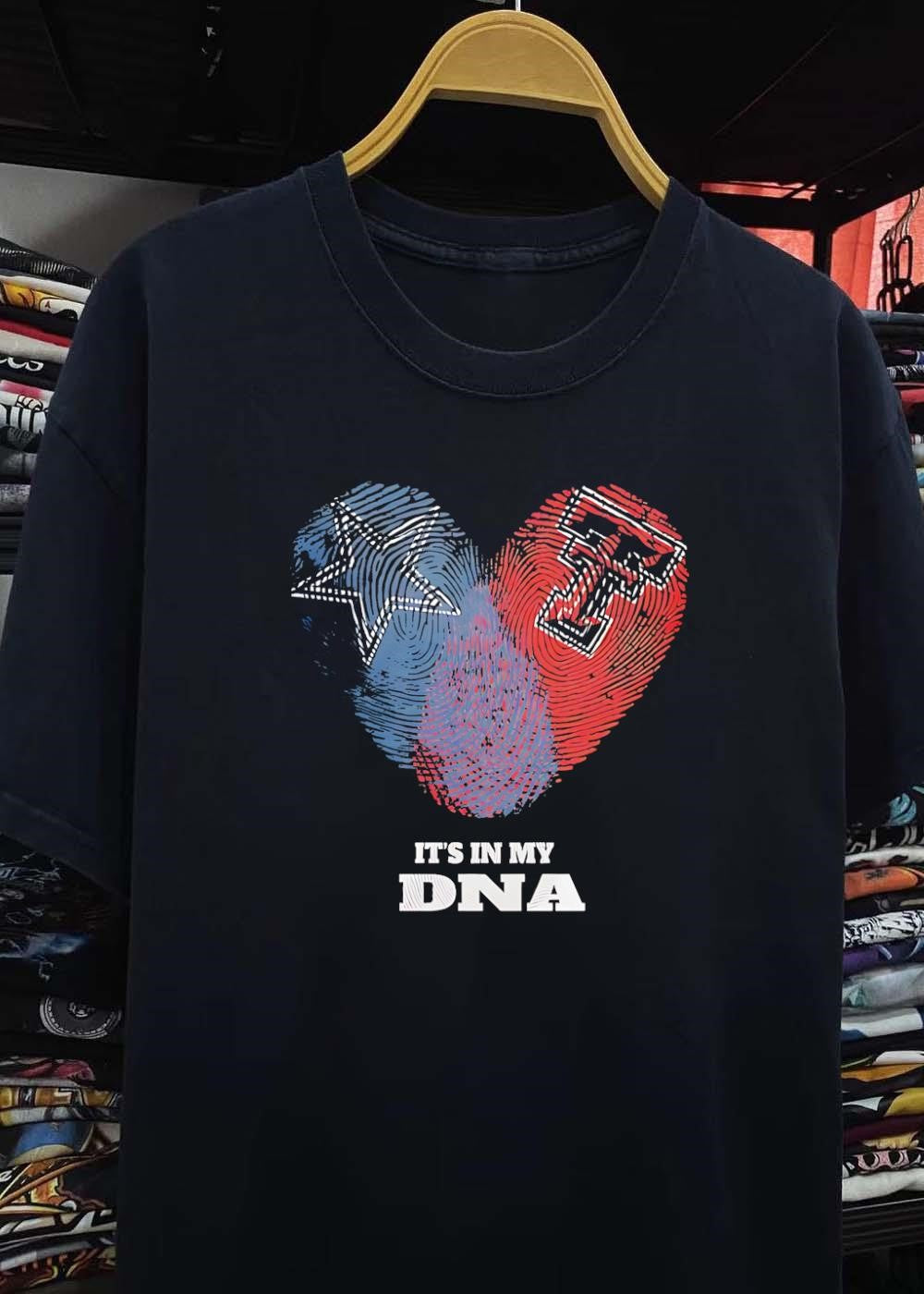 It’s in My DNA Dallas Cowboys Texas Tech T-Shirt